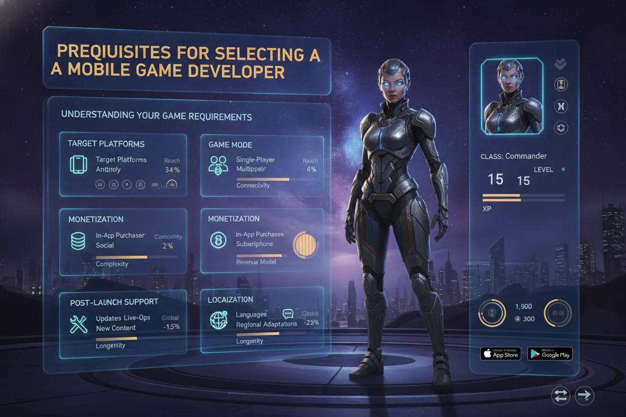 Prerequisites for Selecting a Mobile Game Developer
